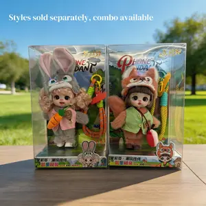 Cartoon Character Plush Doll Keychain Phone Charm Bag Car Ornament Cute Gift Multiple Styles Available