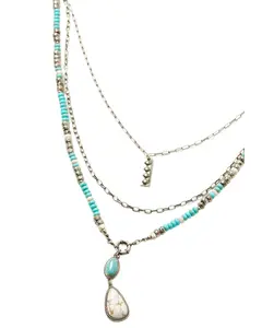 Shyanne Women's Isla Oasis Layered Necklace - Sasp25n1-Tuq
