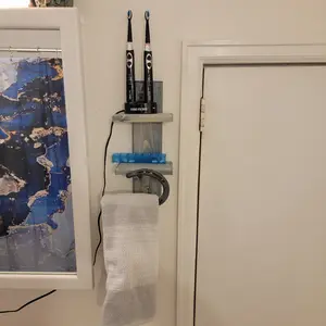 HTR1 Hand Towel Rack 1 Horseshoe Rustic Décor Accessory 6" X 15" for Kitchen Bathroom or Restroom