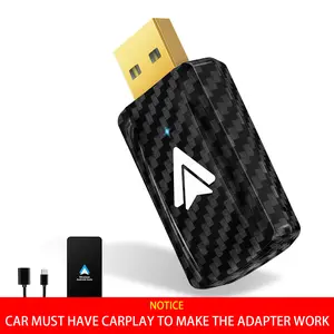 MSXTTLY 2025 Upgraded Wireless Android auto CarPlay Adapter, converts wired to wireless, Compatible with carplay Car Models 2017 Above with Wired