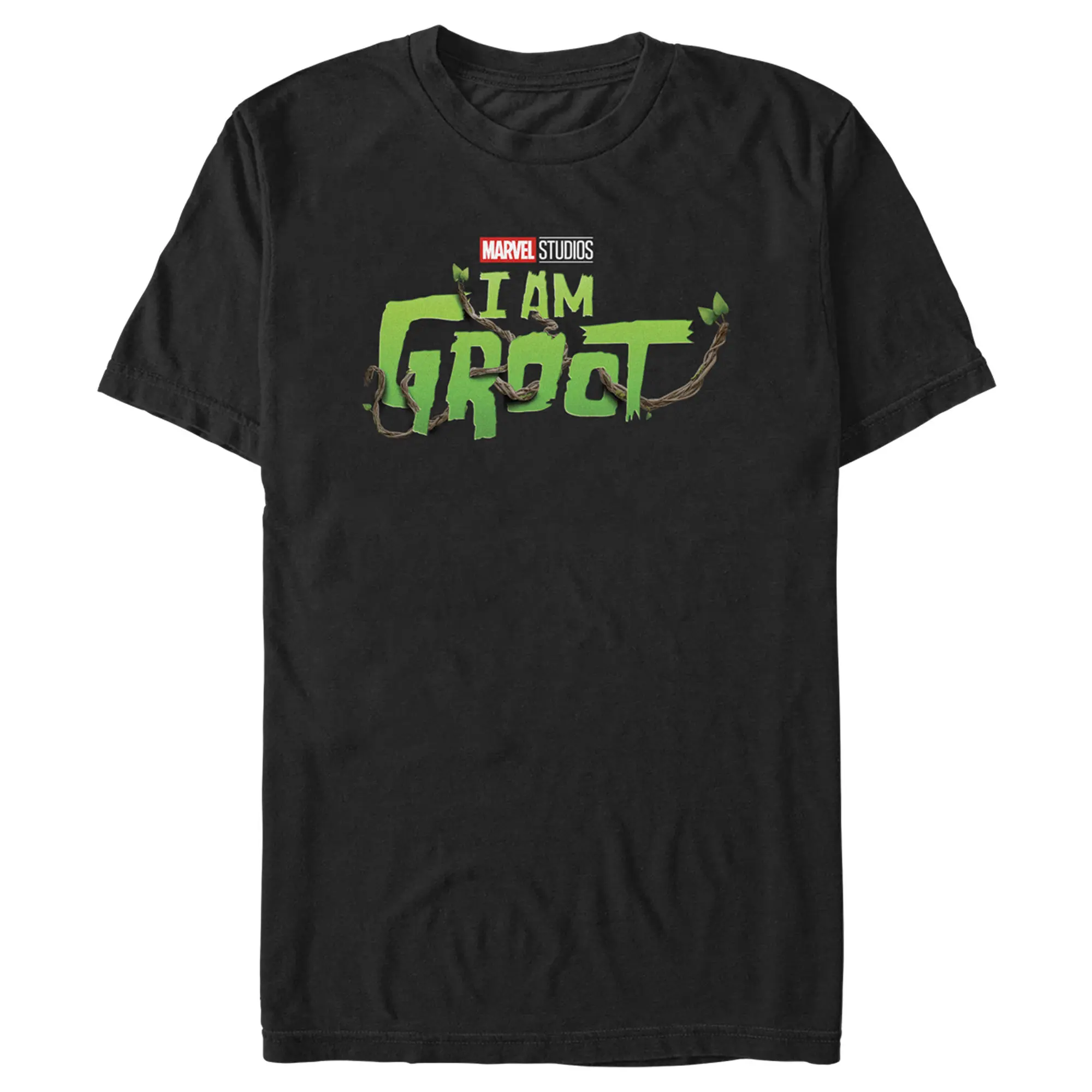 Men's Marvel: I am Groot Nature Leaf Logo T-Shirt