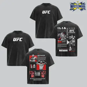 ILIA TOPURIA TEE, El Matador UFC, MMA Graphic Tee, UFC MMA Shirt, Gym Wear, Gift for Fighters, Sports Apparel