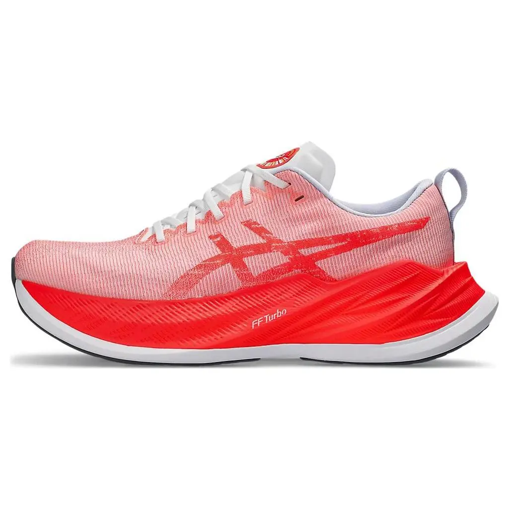 ASICS Superblast White Sunrise Red Versatile Comfort Low Top Running Shoes Unisex Pink 1013A143-100