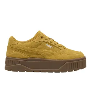 PUMA Womens Karmen Ii Idol Sd Lace Up Sneakers Shoes Casual - Yellow