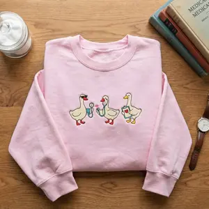 Embroidered Scrub Life Goose Sweatshirt, Medical Student Nurse Hoodie, Doctor Vet Tech Crewneck, Healthcare Worker Gift, Hospital Humor Top