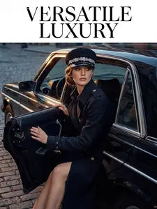 Hot-selling luxury rhinestone wool newsboy cap (women's) | Glossy leather patchwork sailor cap | Elegant spring fashion hat