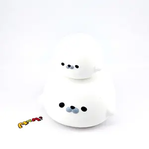 MHM Slow-Rebound Toy Series: Seal Dumpling — Super soft and perfect for little hands. These soft, bouncy rubber toys are ideal for children; they make great gifts for birthdays and holidays, as well as excellent stress-relief toys.