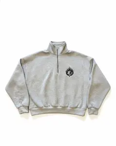 Heather Grey Quarter Zip