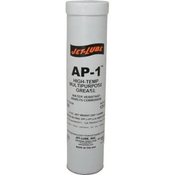 High Temperature Grease, 14 oz Cartridge, NLGI Grade 2, All-Seasons Formula, 550°F Max Temperature, Amber