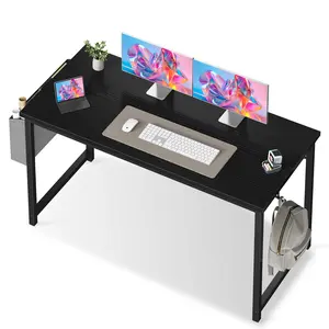 Computer Desk Home Office Desks for Small Spaces, Gaming Writing Study Work Table with Storage Bag and Headphone Hook for Bedroom