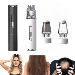 Hair Oil Applicator Bottle, 3 Counts/set Scalp Massage Comb, Heatless Hair Styling Tool for Women & Men, Hair Care & Styling Tool