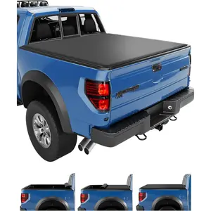 GARVEE Bed Covers for Trucks, Soft Truck Bed Covers for Ford f150,Roll Up Tonneau Cover for F150 2004-2023
