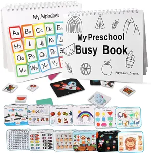 Children's activity books, introductory children's education activities, bilingual education toys, activity boards suitable for travel, perfect gifts for children, educational supplies, party gifts, presents