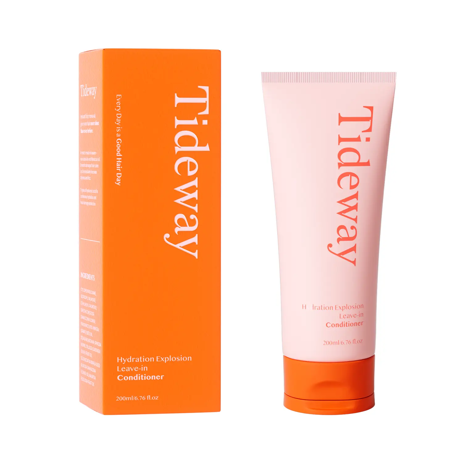 Tideway Leave-In Conditioner - Keratin-Rich Haircare Product with Moisture-Boosting Multi-Repair Formula, UV Protection, 8 Amino Acids & Peptides for Silky Smooth Resilient Hair, Self-Care Essential, 6.76 fl oz