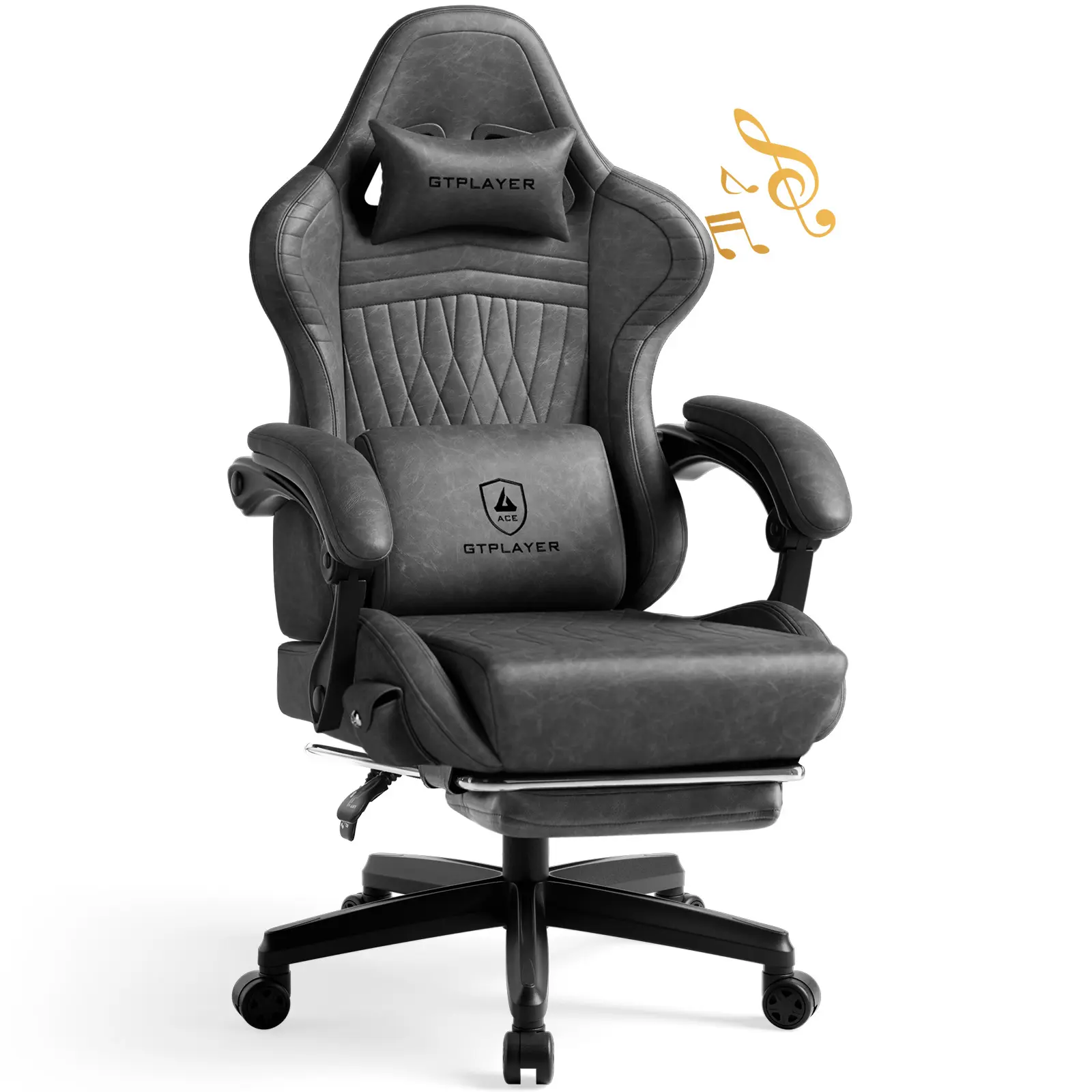 Linkage Armrest Musical Chair-GRAY