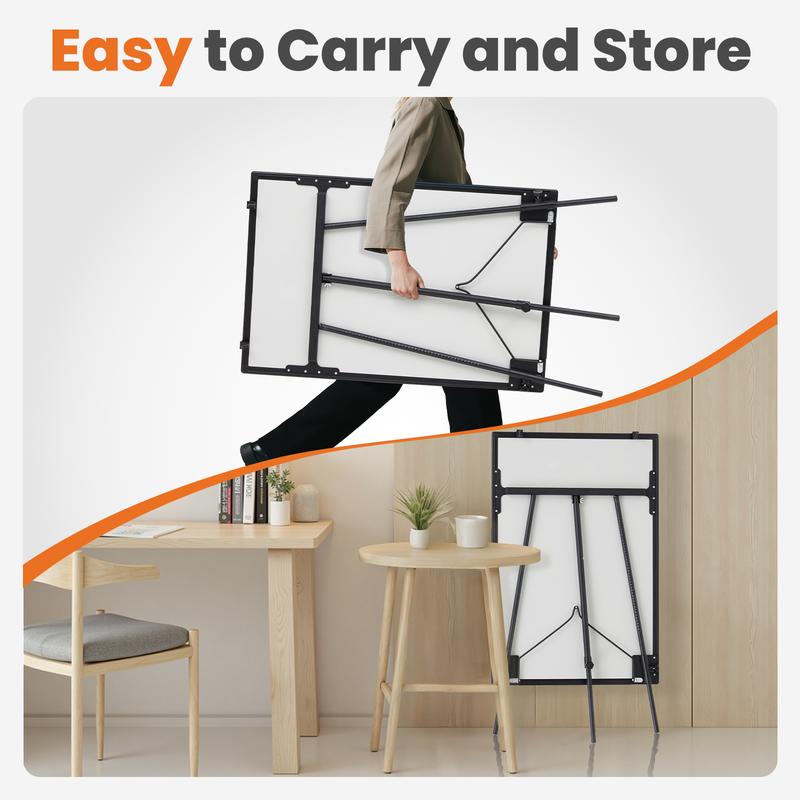 Whiteboard Easel, Magnetic White Board Dry Erase, Porbable Boards Height Adjustable, Dry Erase Board with Stand for School, Office and Home, Silver Aluminium Frame