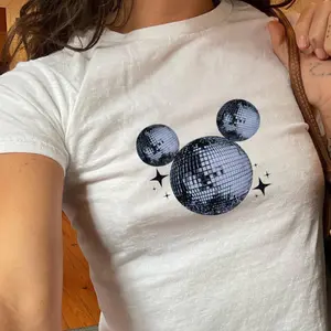 Retro Mickey Disco Vibes Baby Tee , Vibe like that Crop Tank, Shimmer Mouse Baby 90s Tshirt, Me and Mickey Vibe womens tee
