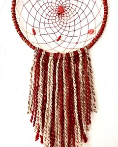 Wicked Weavings - Harvest Hollow: The Pumpkin Patch Dreamcatcher of Wicked Whimsy and Autumnal Glow - Haunted Hanging