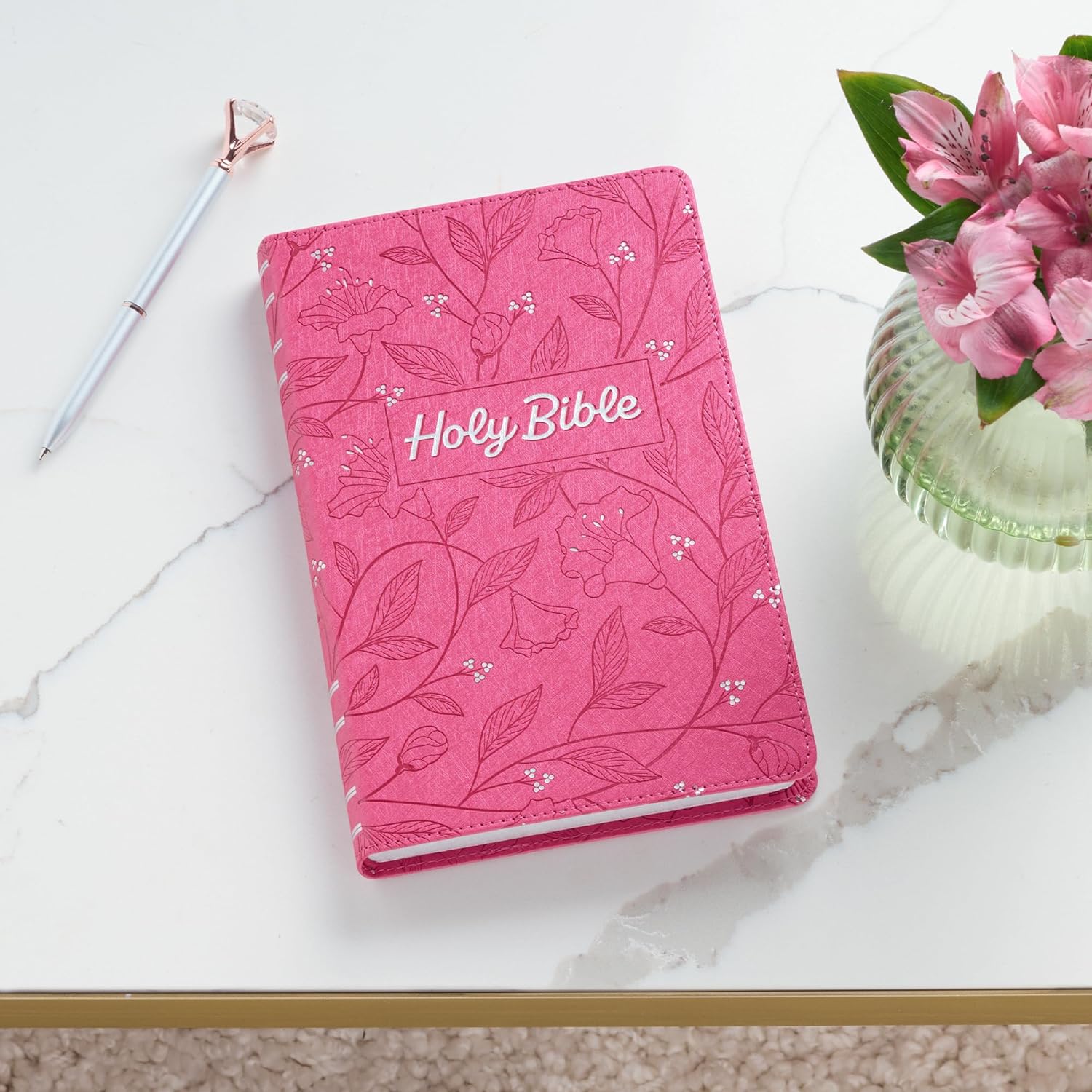 KJV Holy Bible, Gift Edition King James Version, Faux Leather Flexible Cover, Pearlized Cherry (KJV Gift Editions)