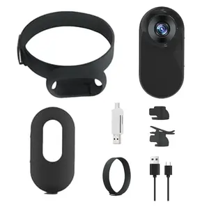 Pet Collar Camera No Wifi Required HD Mini Sports Camera Cat Camera Choker Dog Tracker Collar with Video Records Pet Accessories PULUZ