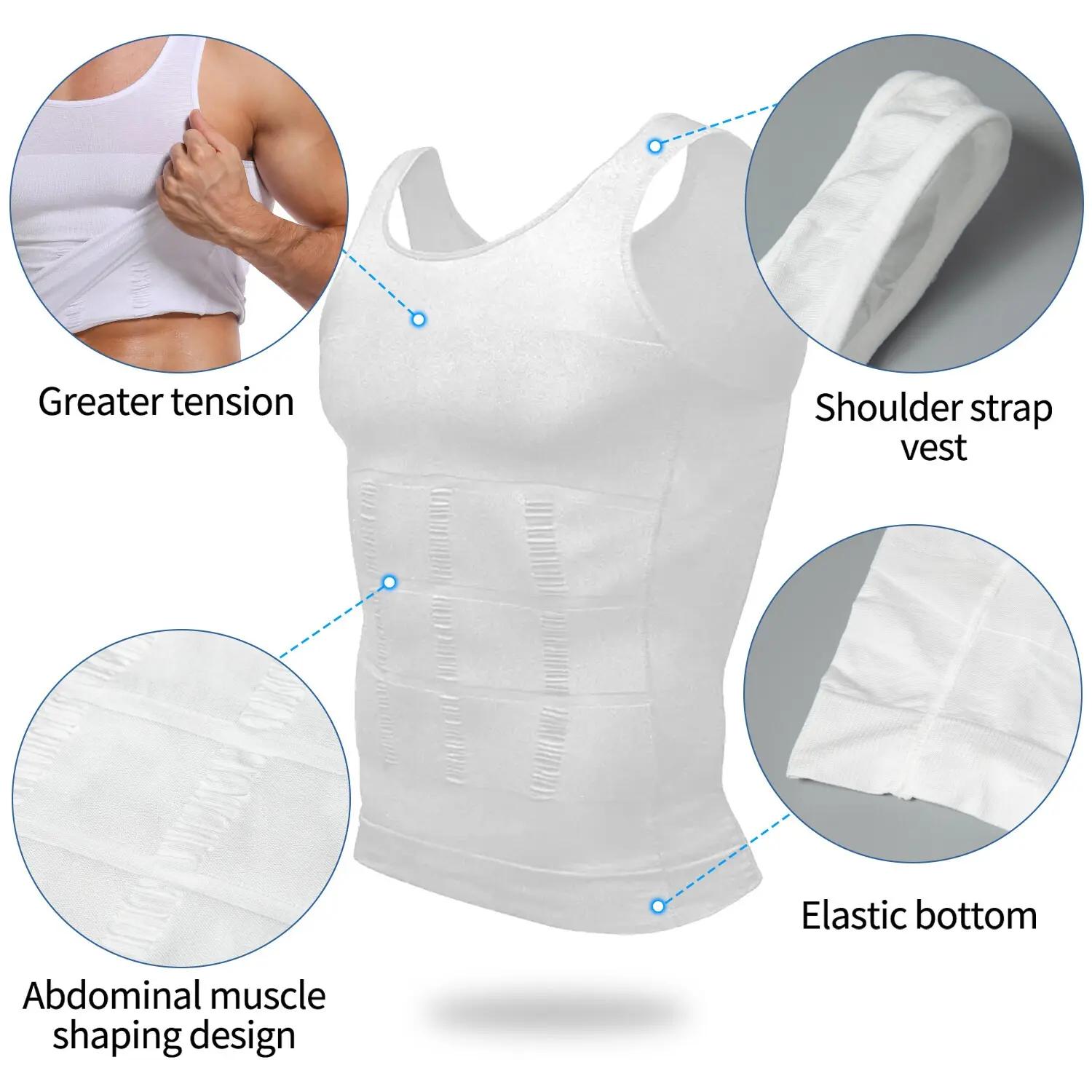 1/2/4 Pack Men Round Neck Compression Tank Top Slimming Body Shaper Vest Shirt Abs Abdomen Slim Seamless Shaping Vest Top Abdominal Corset Men GYM Workout Fitness Shirts Tank Tops Shirts Menswear & Underwear Men's For All Seasons Bestie Socks 1/2/4 Pack Men Round Neck Compression Tank Top Slimming Body Shaper Vest Shirt Abs Abdomen Slim Seamless Shaping Vest Top Abdominal Corset Men GYM Workout Fitness Shirts Tank Tops Shirts Menswear & Underwear Men's For All Seasons Bestie Socks