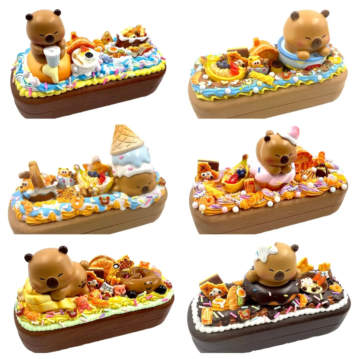 Glass Case  - Capybara Kosbling Handmade - Cream Glue