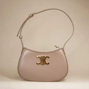 Pre-owned Celine Calfskin Shoulder Bags Medium Tilly Hobo Shoulder Bag