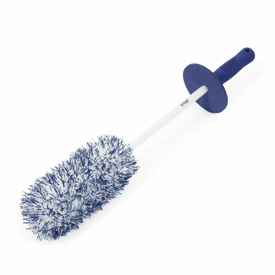Gyeon Quartz Q2M Microfiber Wheel Brush | Safe Rim and Barrel Cleaning | Super Soft Chemical Resistant Microfiber Head | Reaches Tight Spokes and Deep Wheel Barrels | 37 Centimeters Length