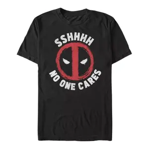 Deadpooll Sshhh No One Cares Vintage Graphic Tee Sweatshirt Hoodie, Super Hero, Movie Tee, Womenswear Menswear Top