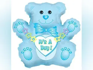Jumbo It's a Boy Bear Balloon