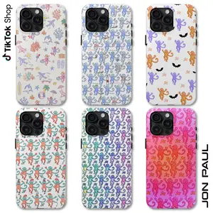 Roller Monkey Many Colors Pattern Phone Case, 4th Of July Preppy Rabbit Phone Case, Little Monkeys Banana 17 Air Pro Max