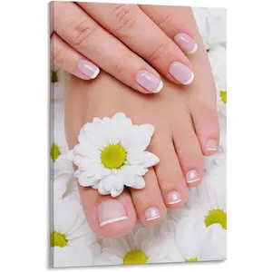 Trendy Poster Wall Posters Beauty Salon Poster Pedicure and Manicure Paintings for Wall Decor Room Ornaments Decoration Artistic Photo