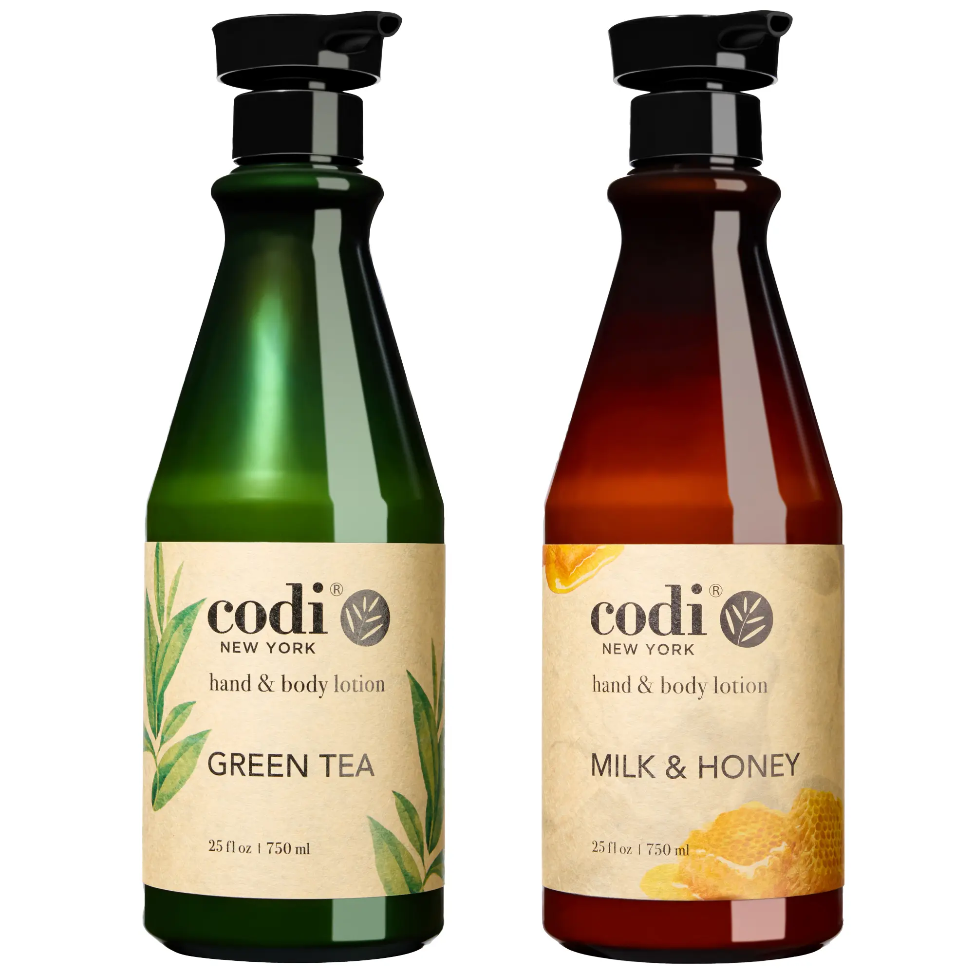 Codi Korean Beauty Cosmetic Hand & Body Moisturizer Lotion (750ml) - Unisex Nourishing Botanical Formula with Jasmine, Honey Extracts, Youth-Boosting, Smooth, Gentle, Non-Greasy Daily Hydration for All Skin Types