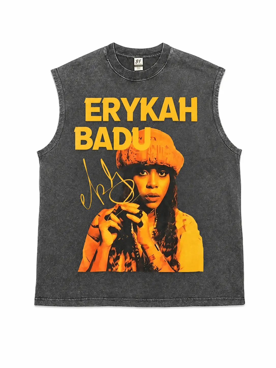 Cool Girl Print Men's Printed Vintage Washed Vest, Loose Fit,Men's Casual Crew Neck Sleeveless Washed Vest, Perfect For Summer Vacations. Features A Stylish Print And Y2K Street Style. An Excellent Gift For Boyfriends oversized  tshirts cotton graphic