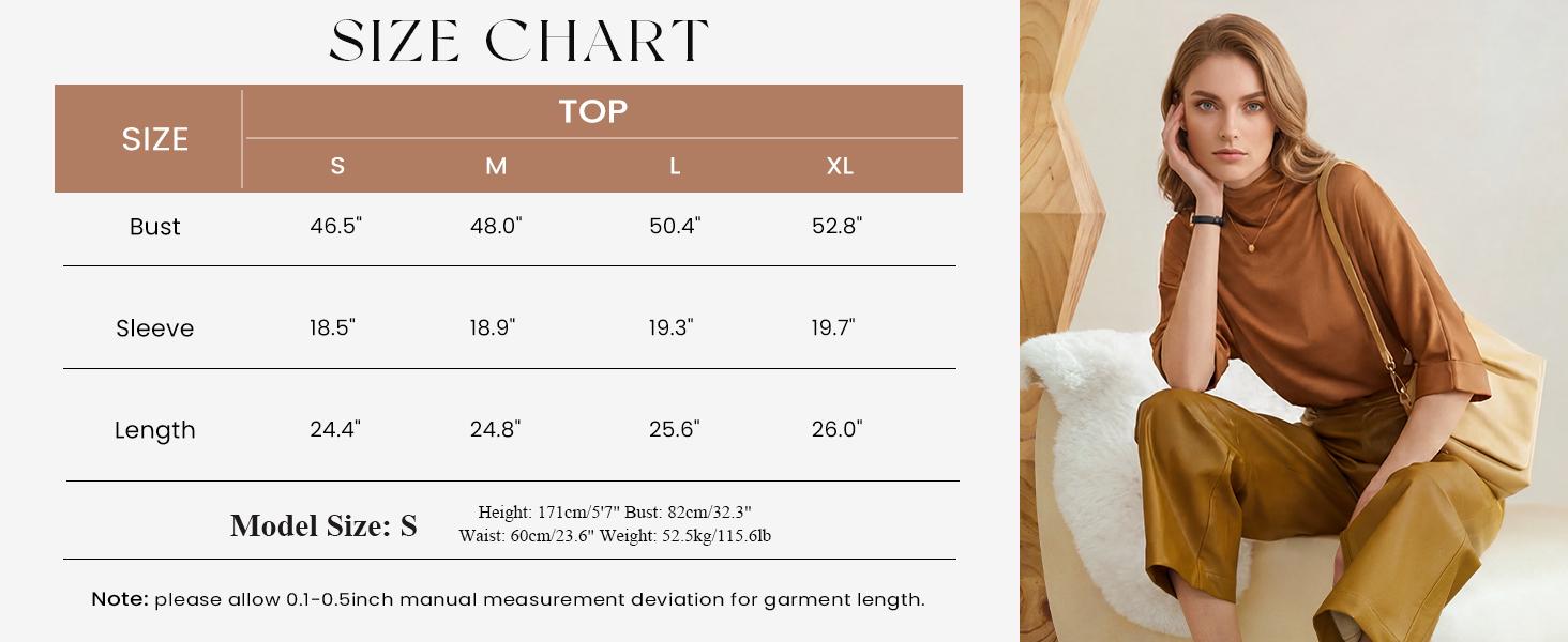 Arssm Women’s Mock Neck Blouse – Oversized Half Sleeve Turtleneck Top for Business Casual Office & Everyday Outfits Arssm Women’s Mock Neck Blouse – Oversized Half Sleeve Turtleneck Top for Business Casual Office & Everyday Outfits