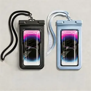 Touchscreen waterproof phone bag for swimming and photography, sealed waterproof phone case