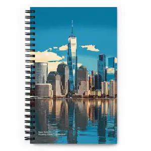 Spiral notebook - New York # 1 from the Rocking Cities™ Collection by Riveting Pieces™