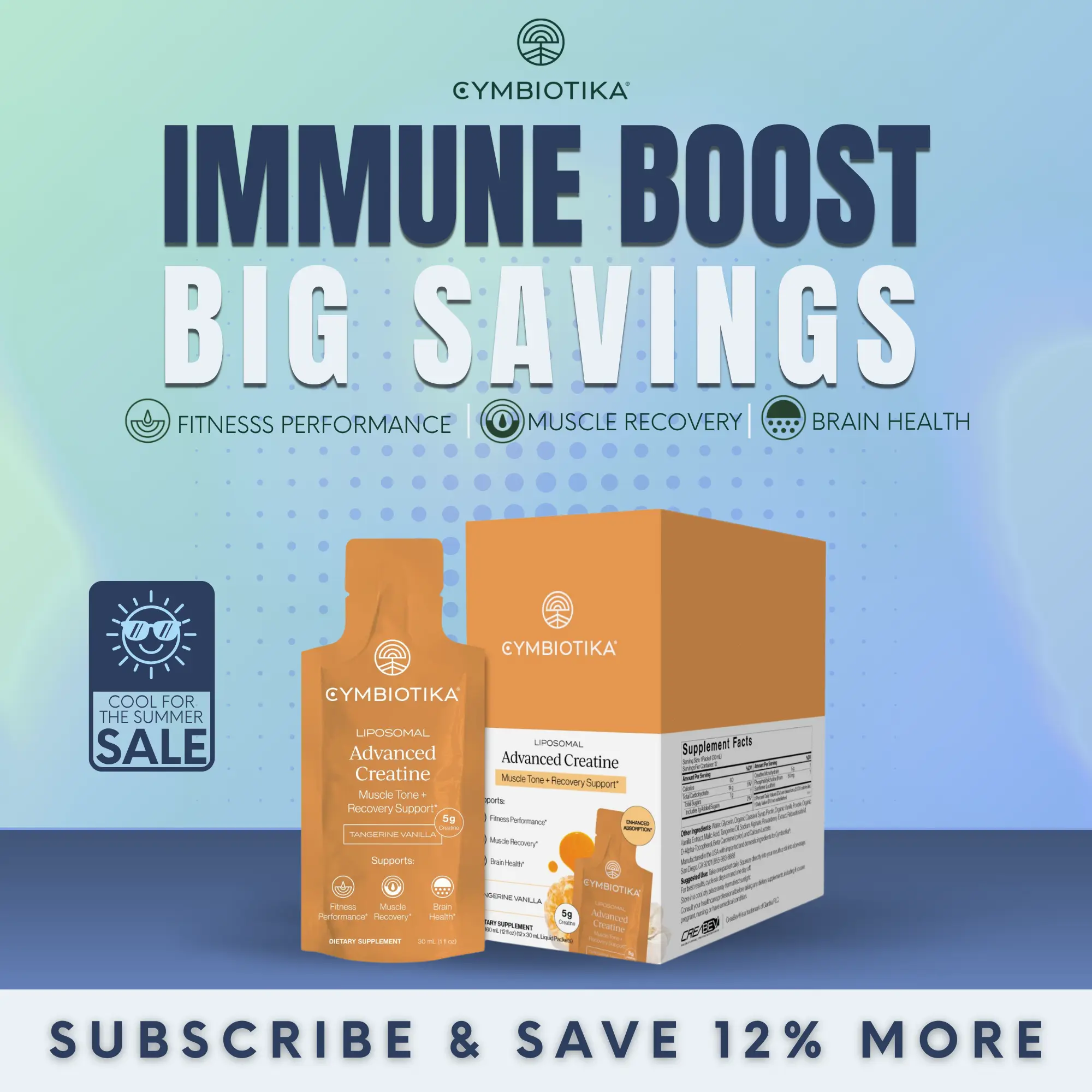 Liposomal Advanced Creatine | 12-Packet Starter Kit | No Bloat, No Mixing | 21% More Creatine Delivered | Muscle Recovery, Strength & Focus | 5g CreaBev Creatine Monohydrate | Ready-to-Drink Liquid | Plant-Based | Third-Party Tested