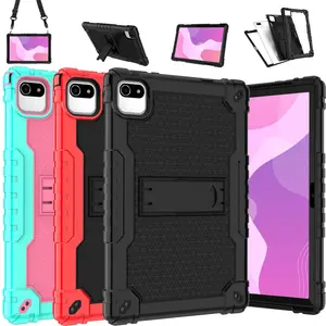 Doemoil Moderness Tablet MB1001 10.1 Inch Soft Silicone Hybrid Sturdy Case with Shoulder Strap for Detachable Protection Computer Cover