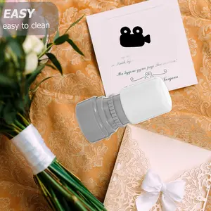 Ink Stamp Self-Inking, Back-To-School Craft Stamps, Handmade Plastic Ink Stamps for Planner Decoration, Diary Scrapbooking