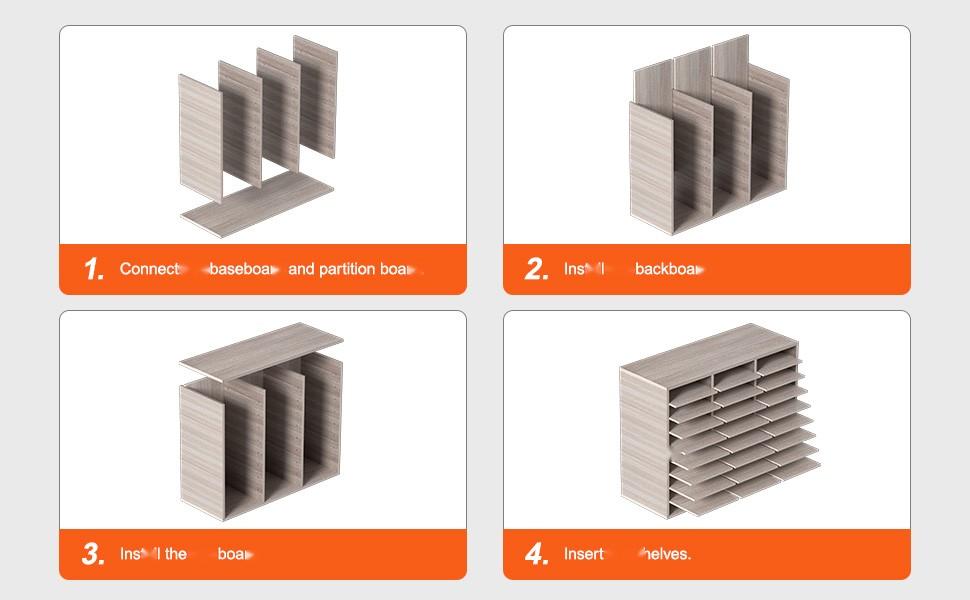 27 Compartments Wood Literature Organizer With Adjustable Shelves In MDF Mail Center For Office Home School Storage Of Files Documents Papers Magazines In Grey Finish, Ideal For Desk, Classroom, Library Organization 27 Compartments Wood Literature Organizer With Adjustable Shelves In MDF Mail Center For Office Home School Storage Of Files Documents Papers Magazines In Grey Finish, Ideal For Desk, Classroom, Library Organization