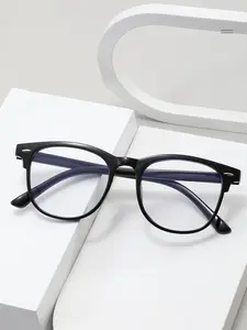 Simple Anti-blue Light Eyeglasses for Everyday Use, 1 Pair Basic Trendy Minimalist Eyeglasses for Women & Men, Versatile Accessories for Daily Use, Stylish Square Frames