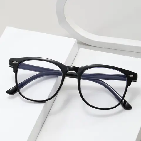 Simple Anti-blue Light Eyeglasses for Everyday Use, 1 Pair Basic Trendy Minimalist Eyeglasses for Women & Men, Stylish Eyewear, Versatile Accessories for Daily Use, Stylish Square Frames