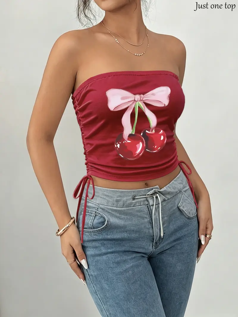 cherry tank top - TikTok Shop