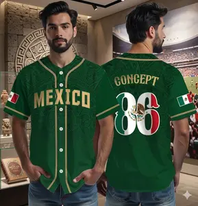 Personalized Mexico Baseball Jersey, Custom Baseball Jersey Gifts For Mexican Baseball Players, Family Matching Jersey, Mexico National Team
