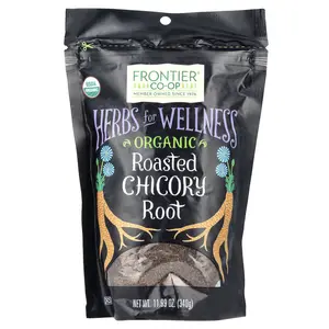 Frontier Co-op Organic Roasted Chicory Root, 11.99 oz (340 g)