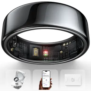 2026 AI Smart Ring, Fitness Tracker with Sleep & Heart Rate Monitor, 5ATM Waterproof for Swimming, Rechargeable Activity Tracker for Men Women