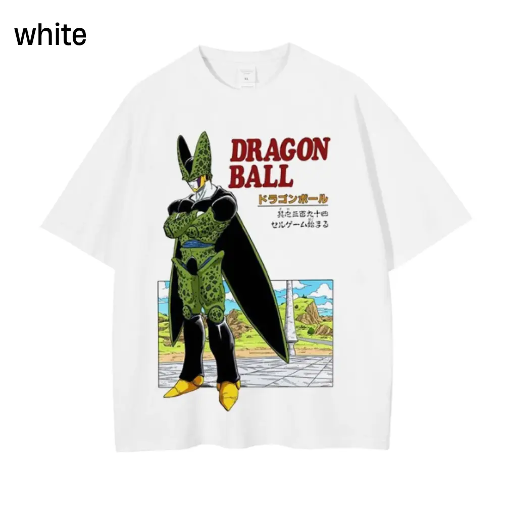 Cell T-Shirt T-Shirt, Dragon Ball T-shirt, manga Anime T-shirt Menswear Top