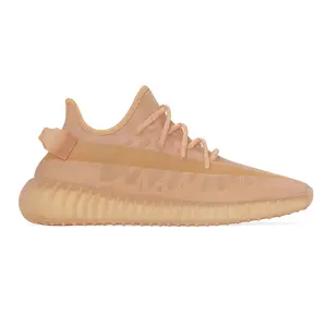 adidas Mens Yeezy Boost 350 V2 Lace Up Sneakers Shoes Casual - Orange