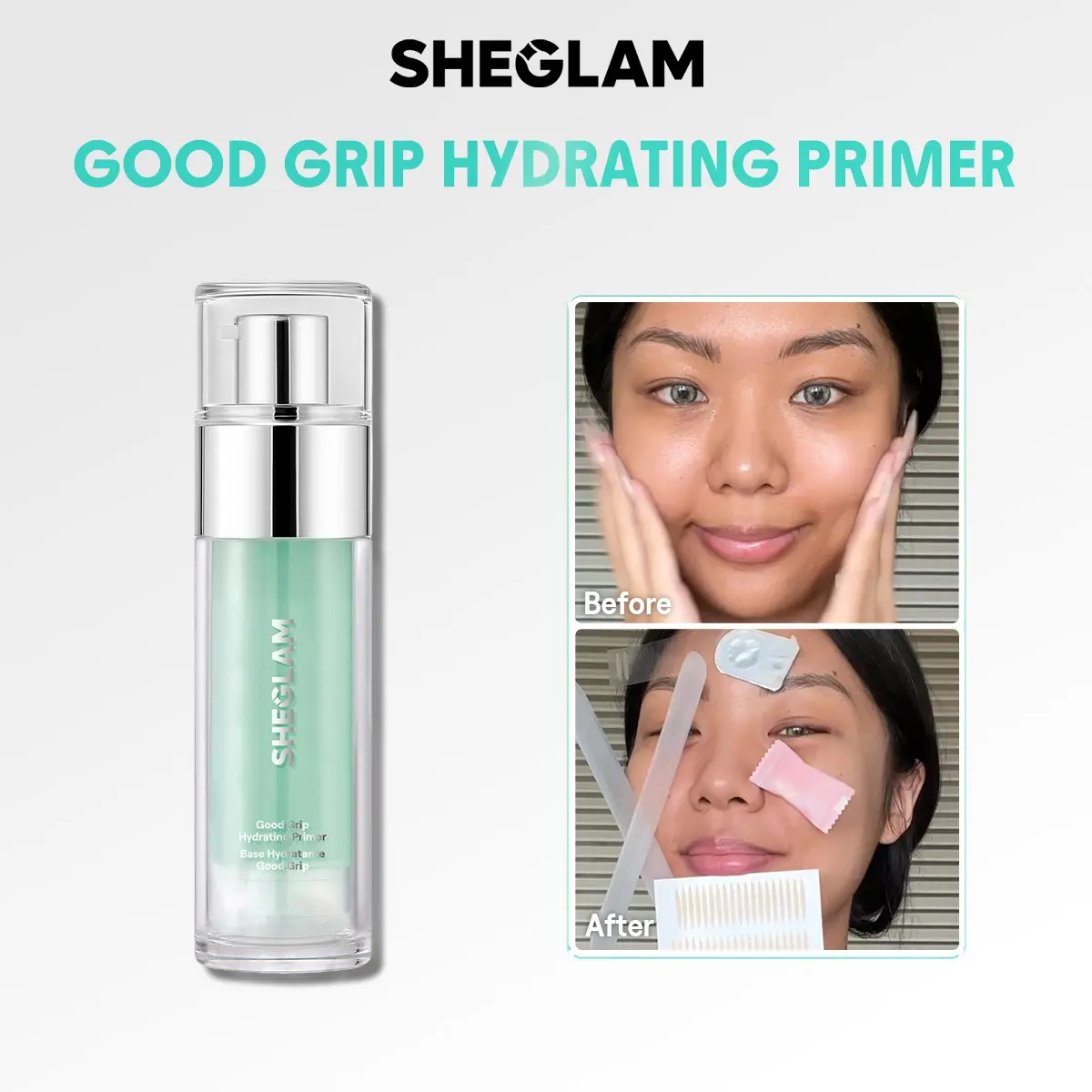 SHEGLAM Good Grip Hydrating Primer Silicone Based Makeup Cosmetic-Effortlessbeauty- Coachella-#Summervibes
